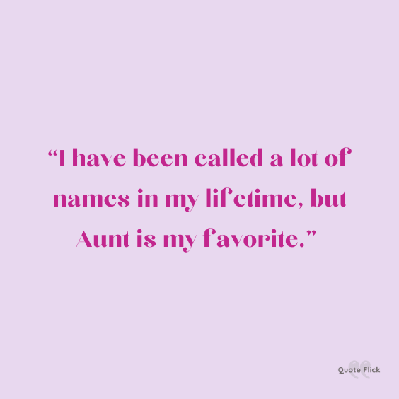 being an aunt quotes