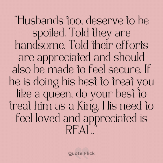 Best husband love quote