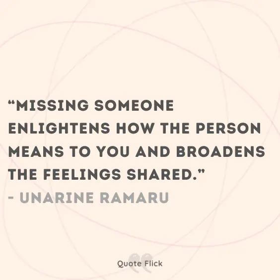 Best missing someone quotation