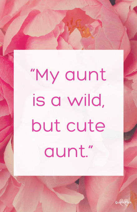 Cute aunt quotes