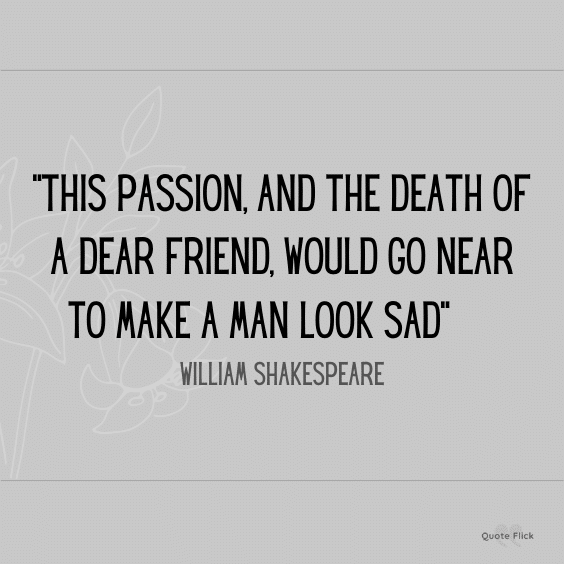 Death of a friend quote