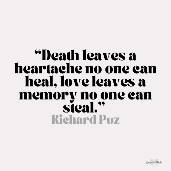 Death of a friend heartache quote
