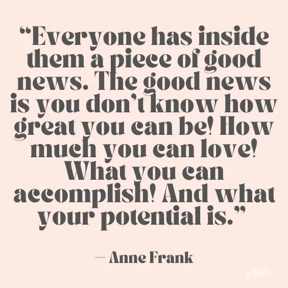 Encouragement quotes Anne Frank