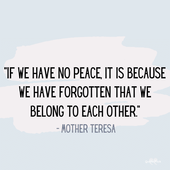 Encouraging quote mother teresa