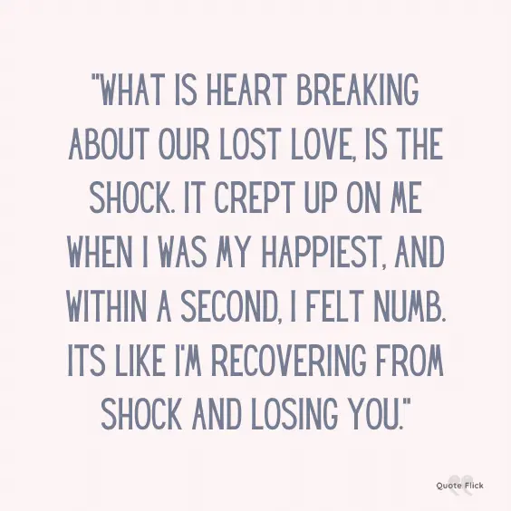 Heartbreaking quotes about love