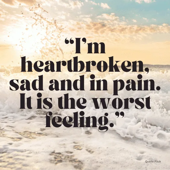 Heartbroken sad quotes