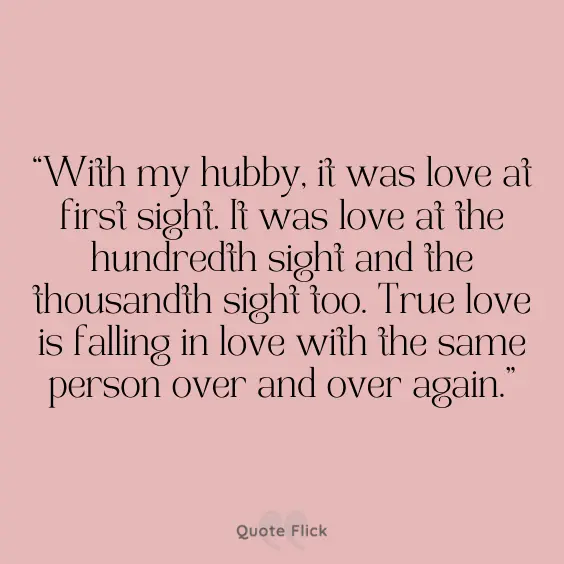Heartwarming hubby quotes