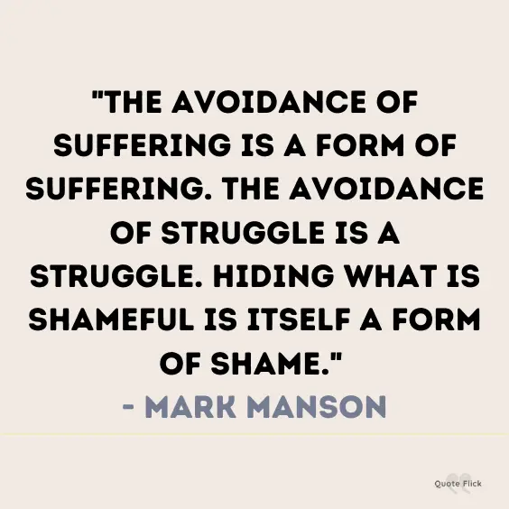 Hurt quotes on avoiding suffering