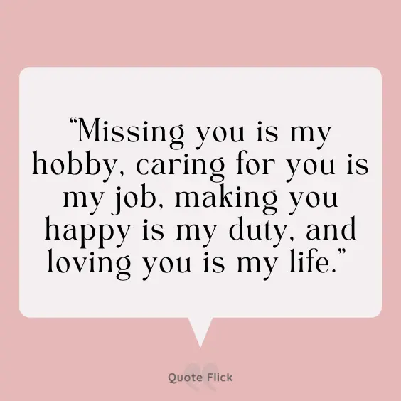 I'll miss you quote