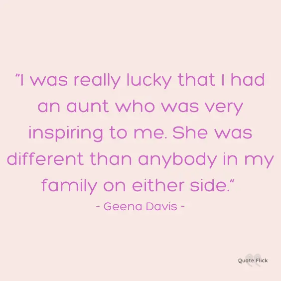 Inspiring aunt quote
