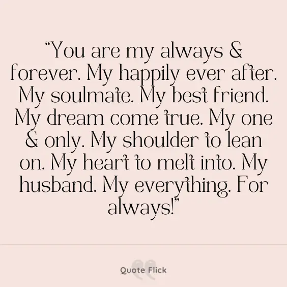 Inspiring quotes for husband