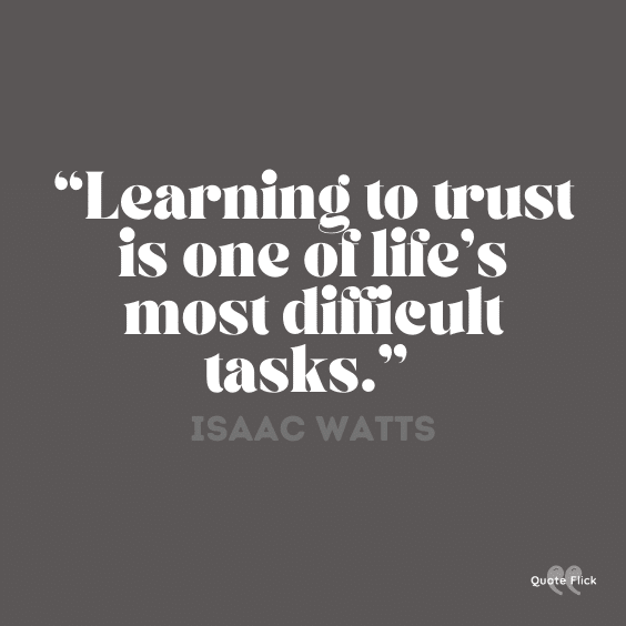 Learning to trust quote