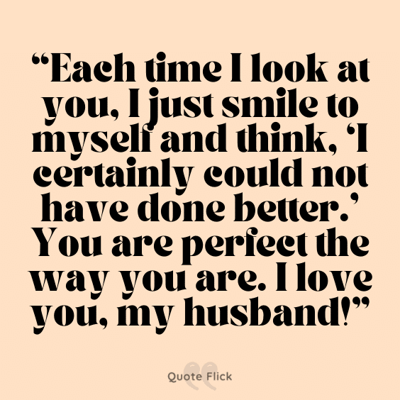 Love my husband quote