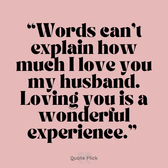 Love words for husband