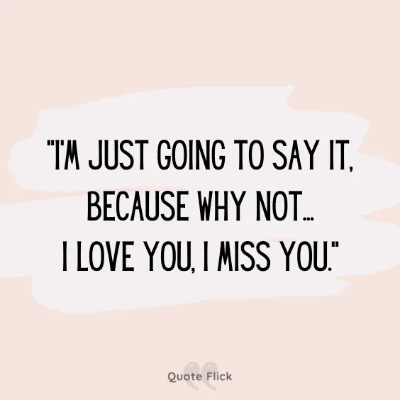 Love you miss you quotes