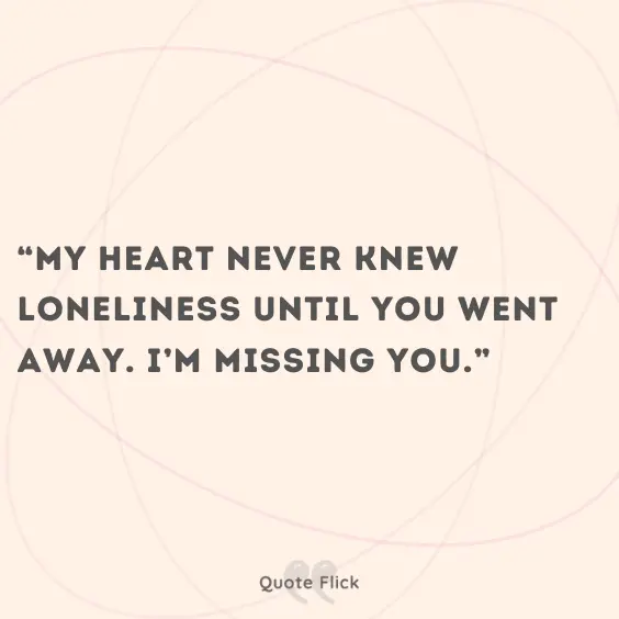 Missing you quotes