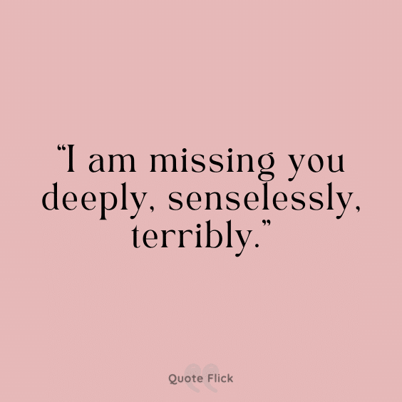 Missing you quotes for him