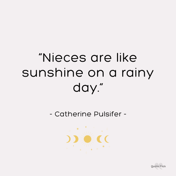 Nieces are like sunshine quote
