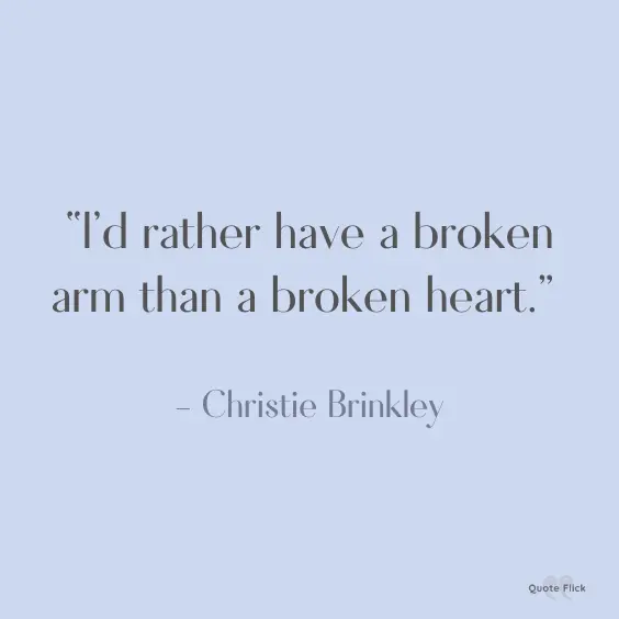 Quotation broken heart