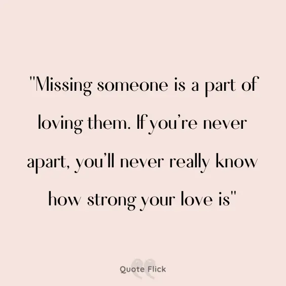 Quotation missing someone