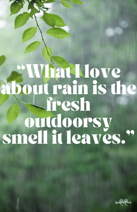 Quotations about rain