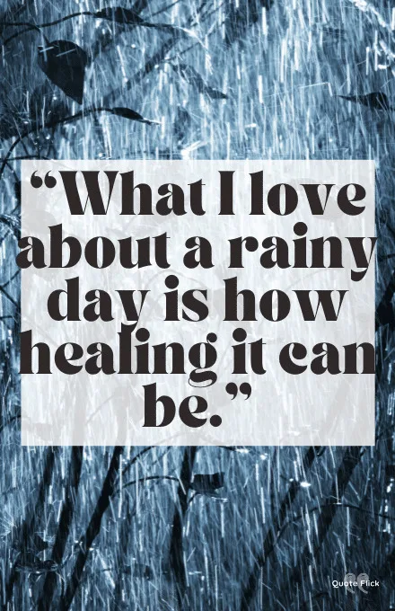 Quotations about rainy day