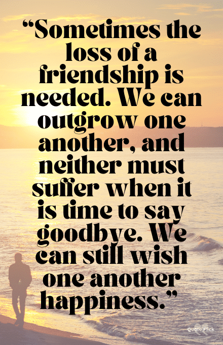 Quotes about loss of a friendship