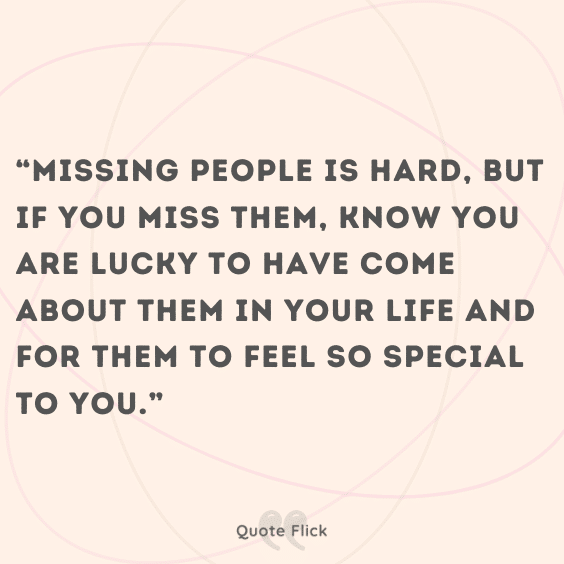 Quotes about missing people