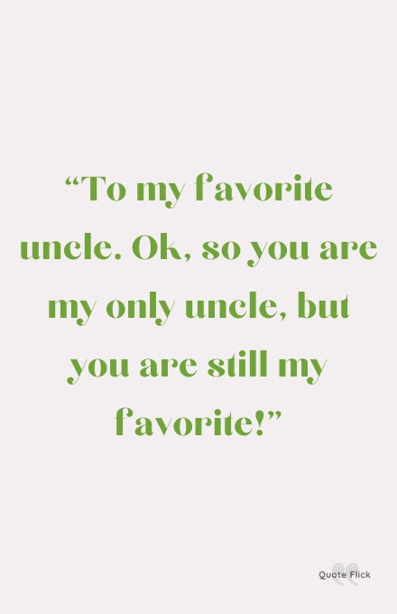 Quotes for uncles