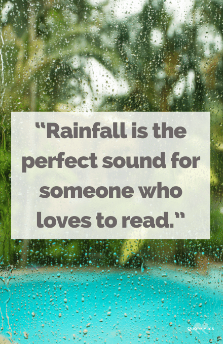 Quotes on rainfall