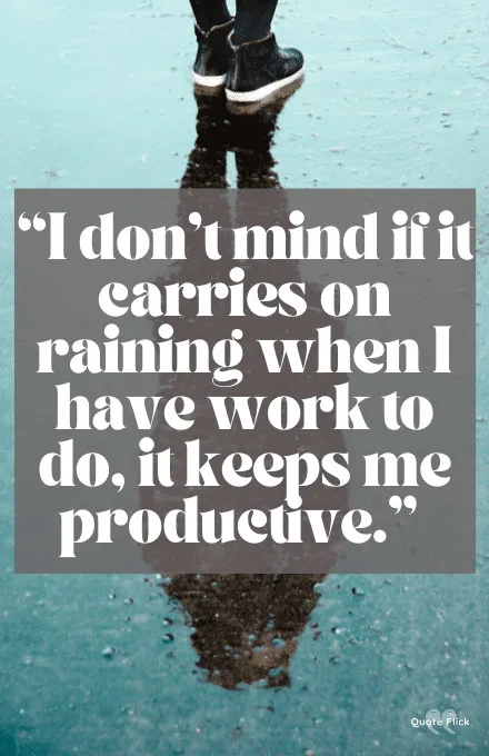 Quotes on raining