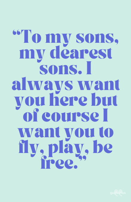 Quotes to my sons