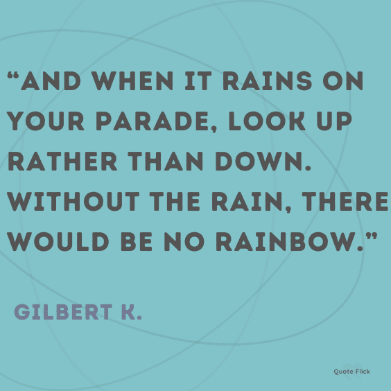 Rain rainbow quotes