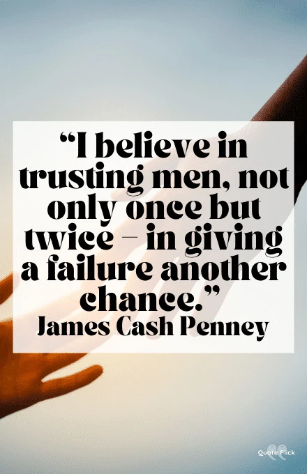 Sayings about trusting
