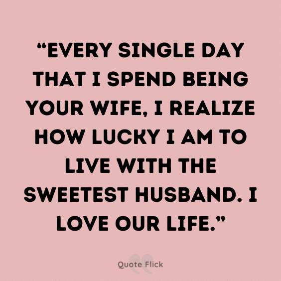Sweetest husband quote