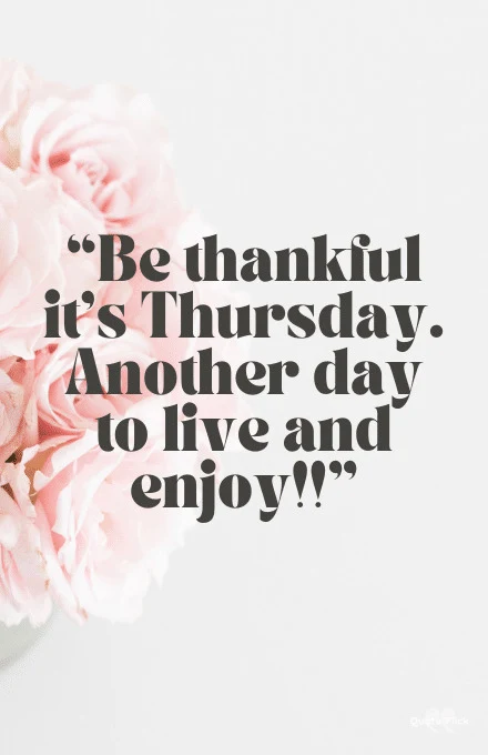 Thankful Thursday quotes