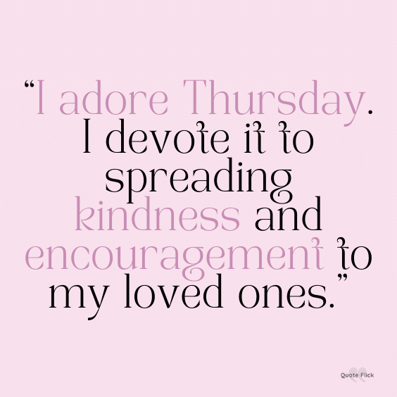 Thursday encouragement quotes