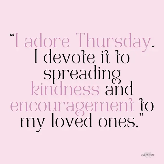 Thursday encouragement quotes