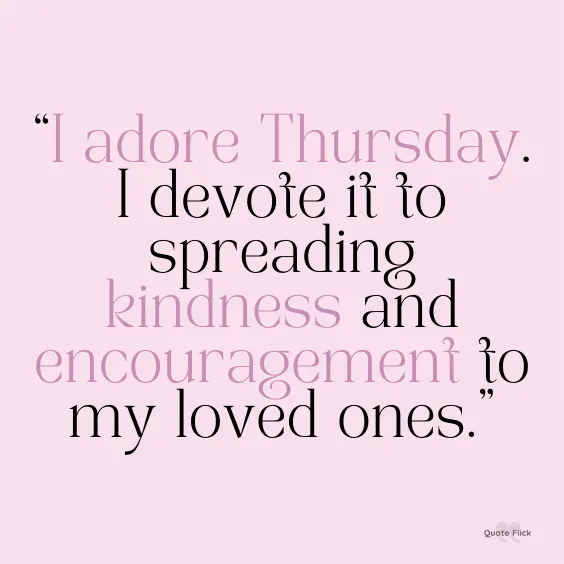 Thursday encouragement quotes