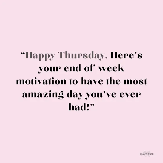 Thursday motivation quotation