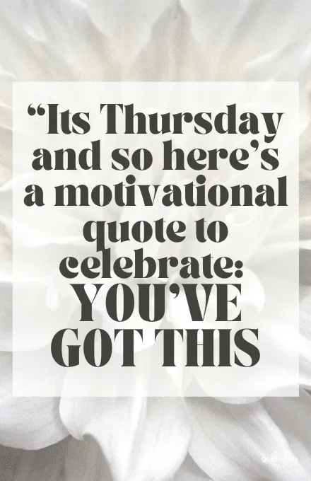 Thursday motivational quotes