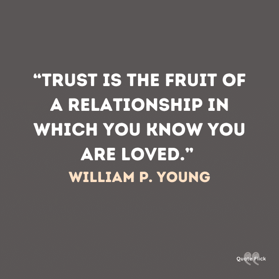 Trust and love quote