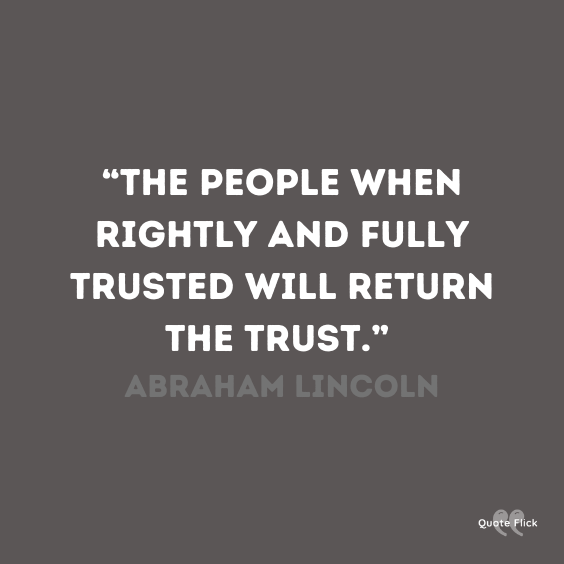 Trusting people quote