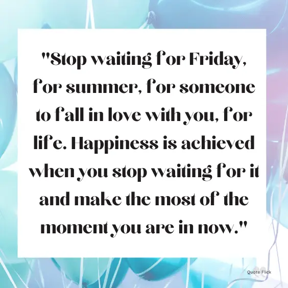 Waiting for friday quote
