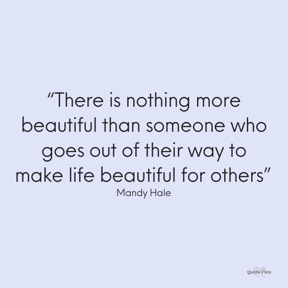 Beautiful quote about helping others