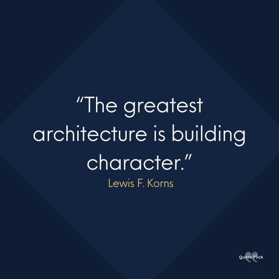 Building character quotation