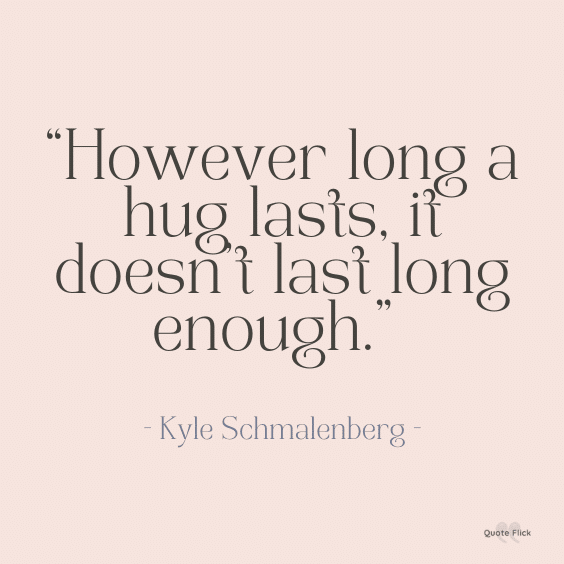 Cute hug quotes