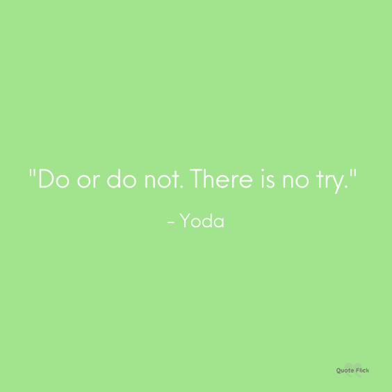 Hard work yoda quote