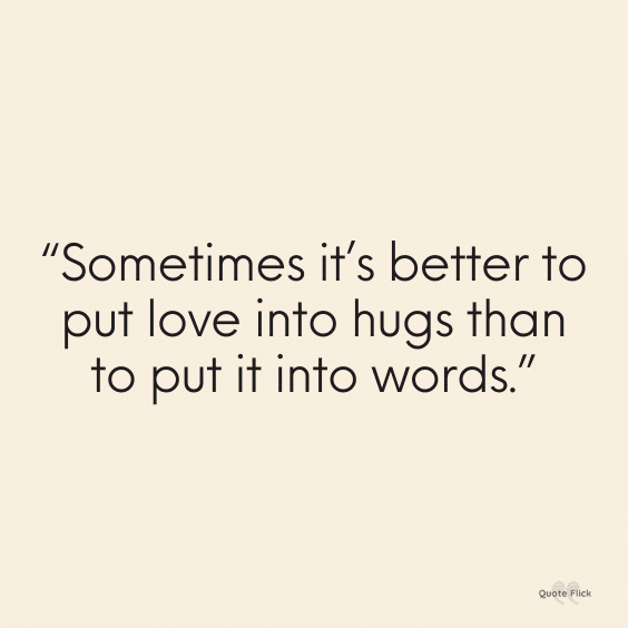 Hugs quotes and sayings