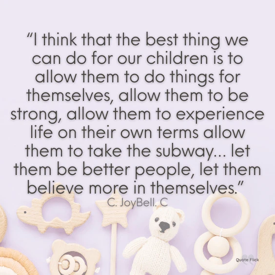 Letting your child grow up quotes